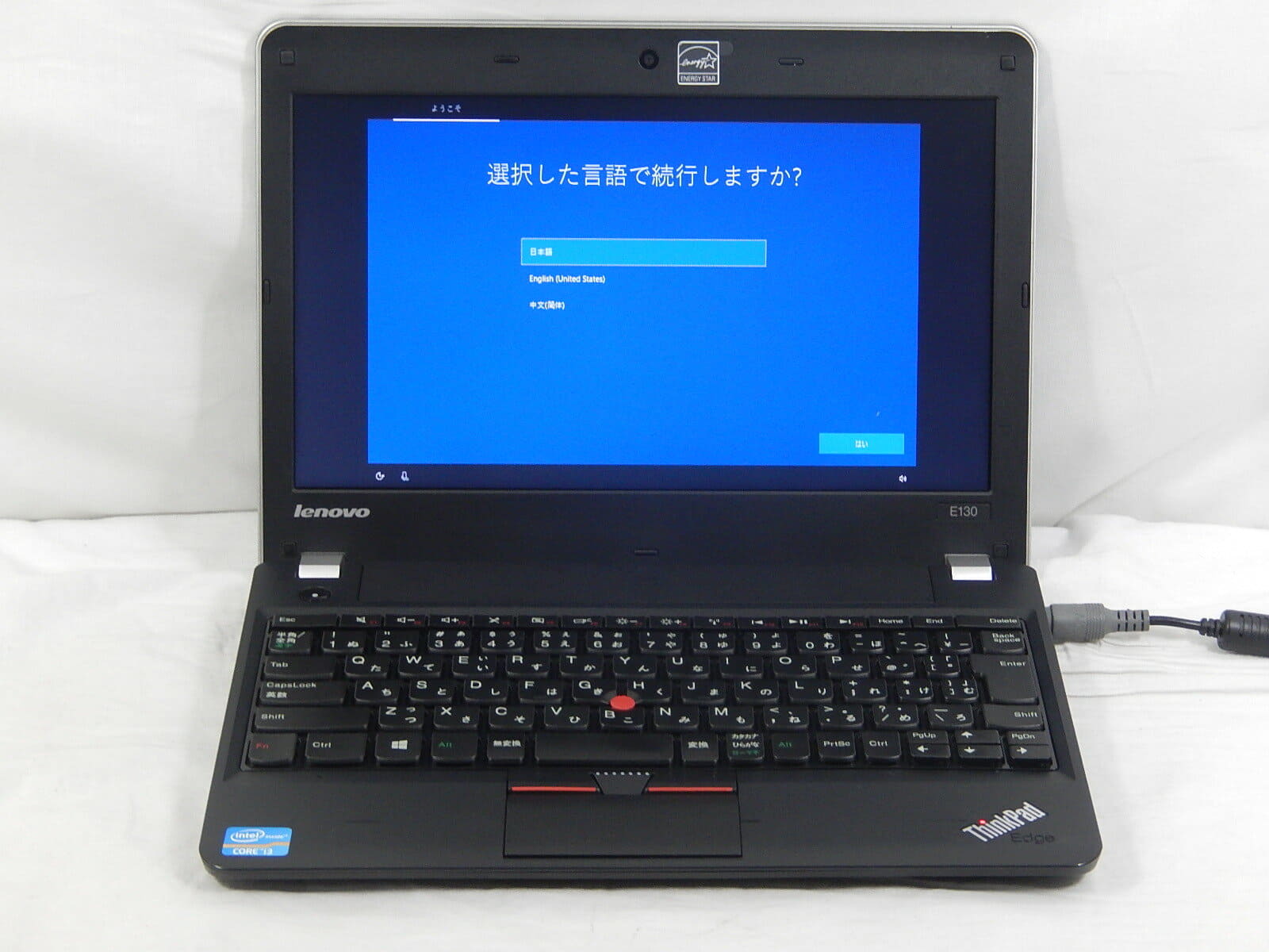 Used]Lenovo ThinkPad Edge E130/3358CTO/Corei3 3,227 U 1.9GHz