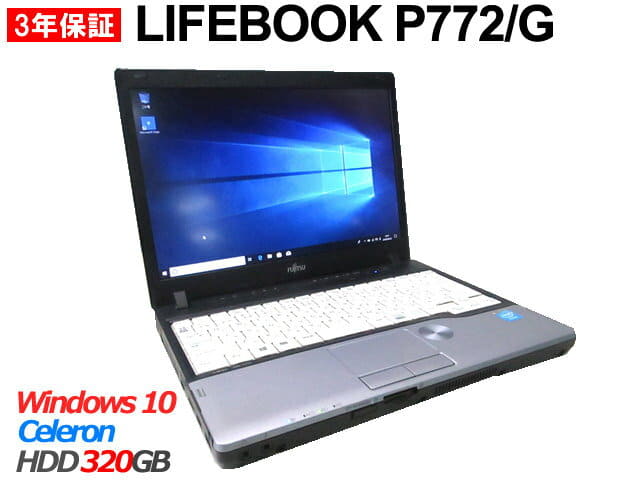 Used]FUJITSU LIFEBOOK P772/G FMVNP8X7 Note B5, mobile Windows 10