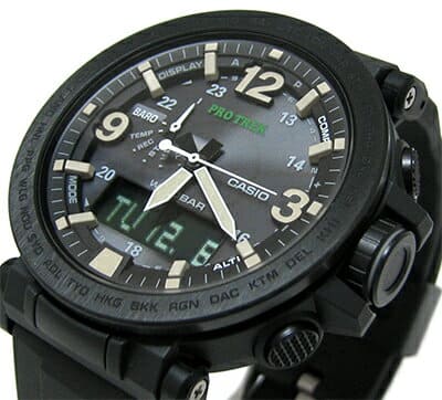 New Casio PRO TREK PRG 600Y 1JF triple Sensor smart access solar 10 standard atmosphere waterproofing silicone resin band BE FORWARD Store