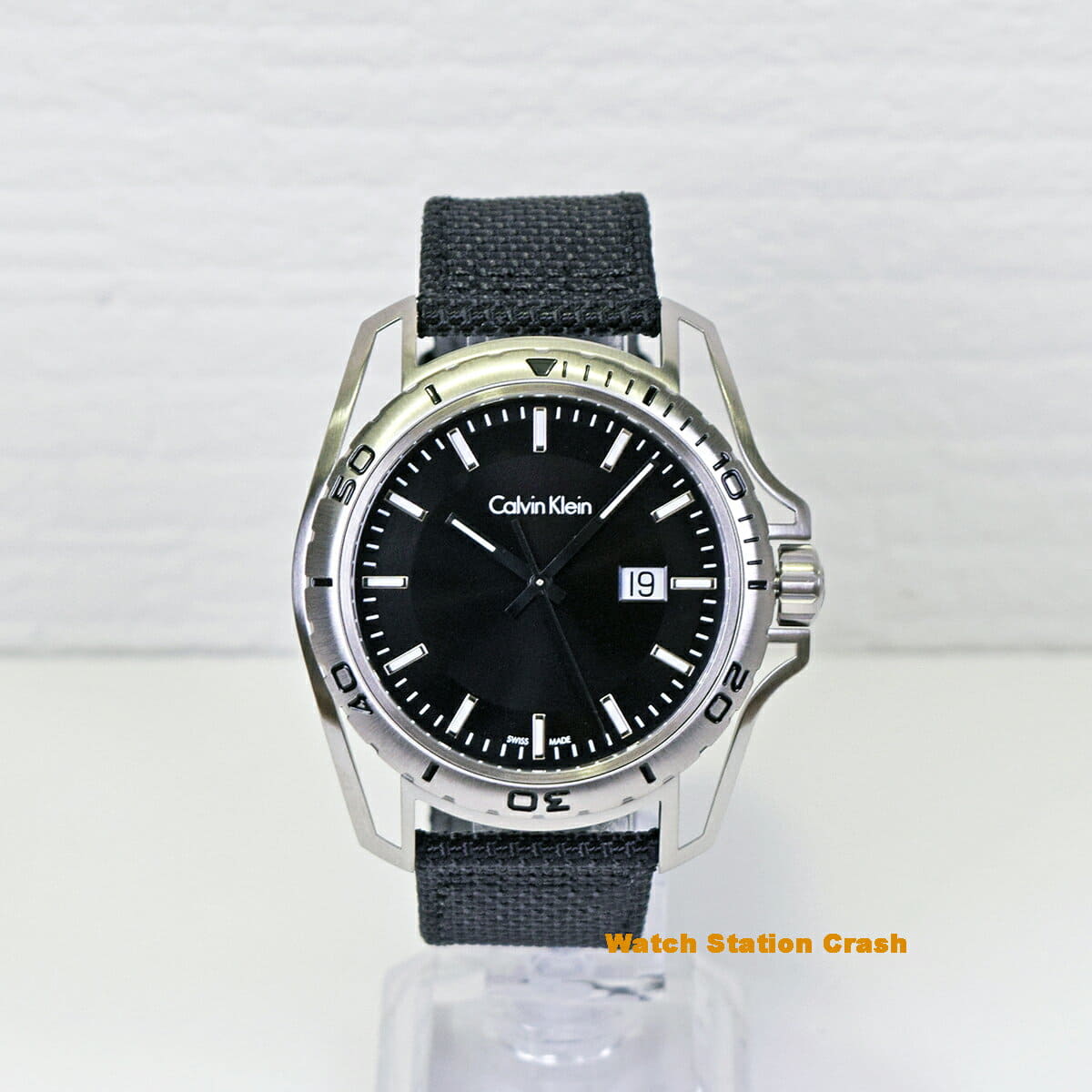 New]In mens watch made in Calvin Klein Calvin Klein K5Y31TB1 CK standard  oar Sten Switzerland - BE FORWARD Store