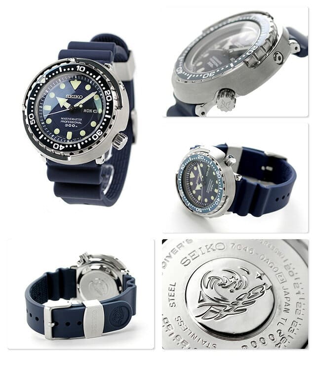 New]Seiko Prospex Men's Divers Watch Blue 300m Saturated Diving SBBN037 -  BE FORWARD Store