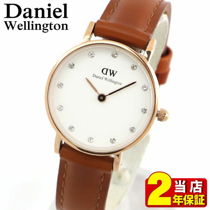 New]Daniel Wellington Daniel Wellington clock 26mm Lady's watch tea brown  leather belt band pink Gold Rose Gold 0900DW - BE FORWARD Store