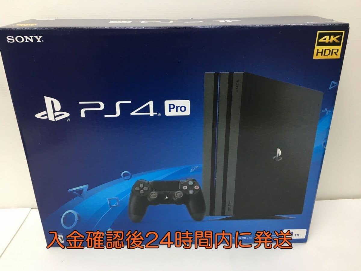 Used]PS4 Pro CUH-7100B 1TB jet Black initialization finished ※Safe mode  1A0422-019hh/F4 - BE FORWARD Store