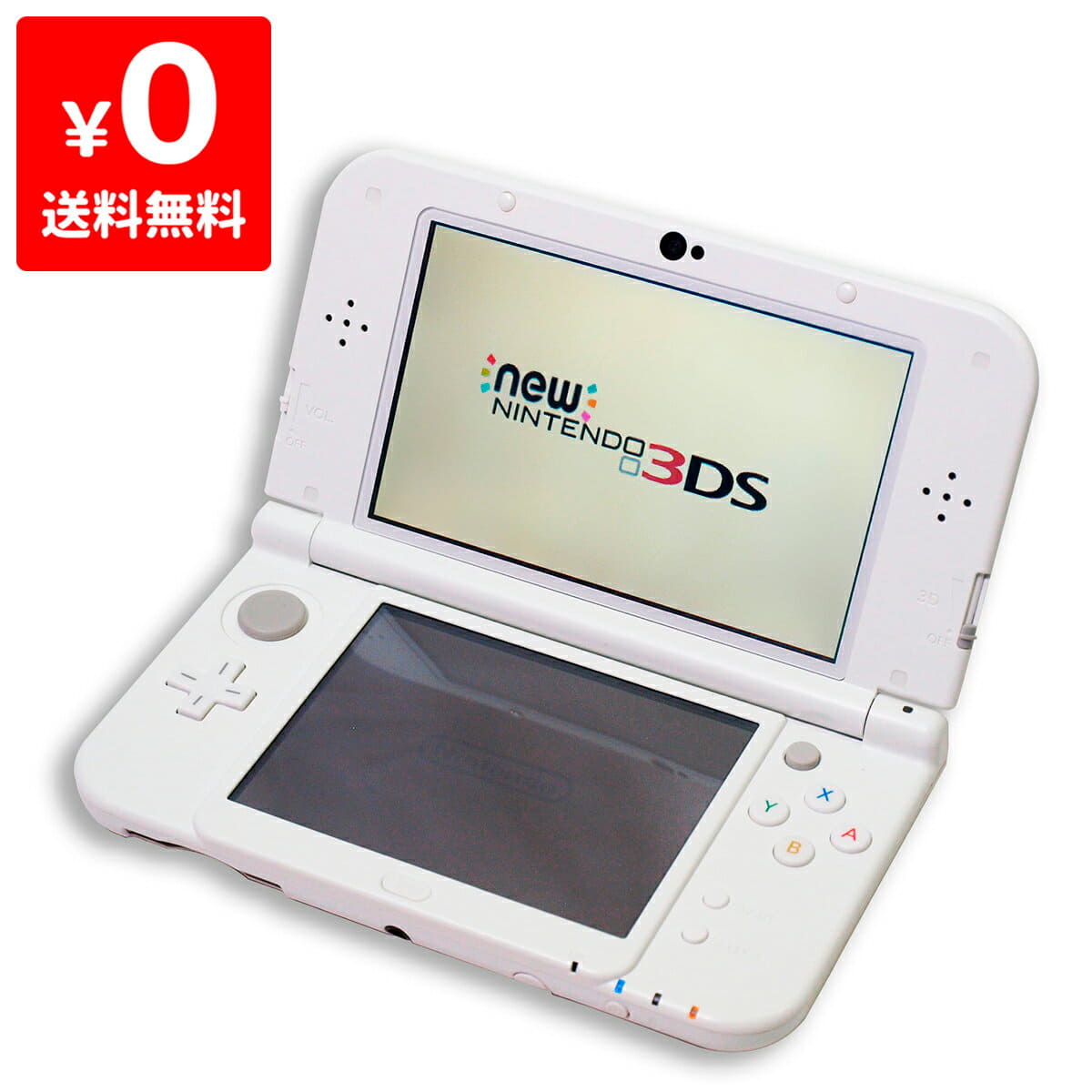 Used]Nintendo 3DS LL Pearl White body with touch pen - BE FORWARD 