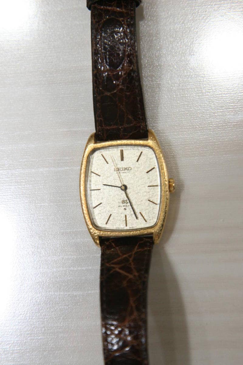 Used]GRAND SEIKO Gold Carving Square Type Watch K185645-5000 56GS - BE  FORWARD Store