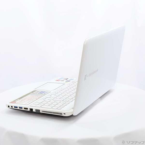 Used]TOSHIBA dynabook T552/58FW PT55258FBFW Luc's white [Windows