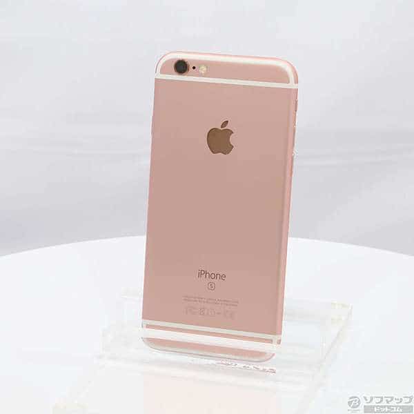 [Used]Apple iPhone6s 64GB Rose Gold MKQR2J/A 　 SIM-free 　 346-ud