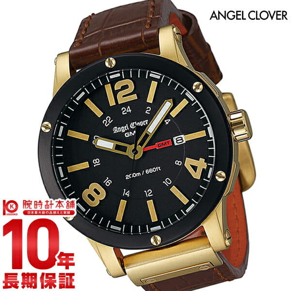 New] angel clover clock essence venture Black stainless steel GMT