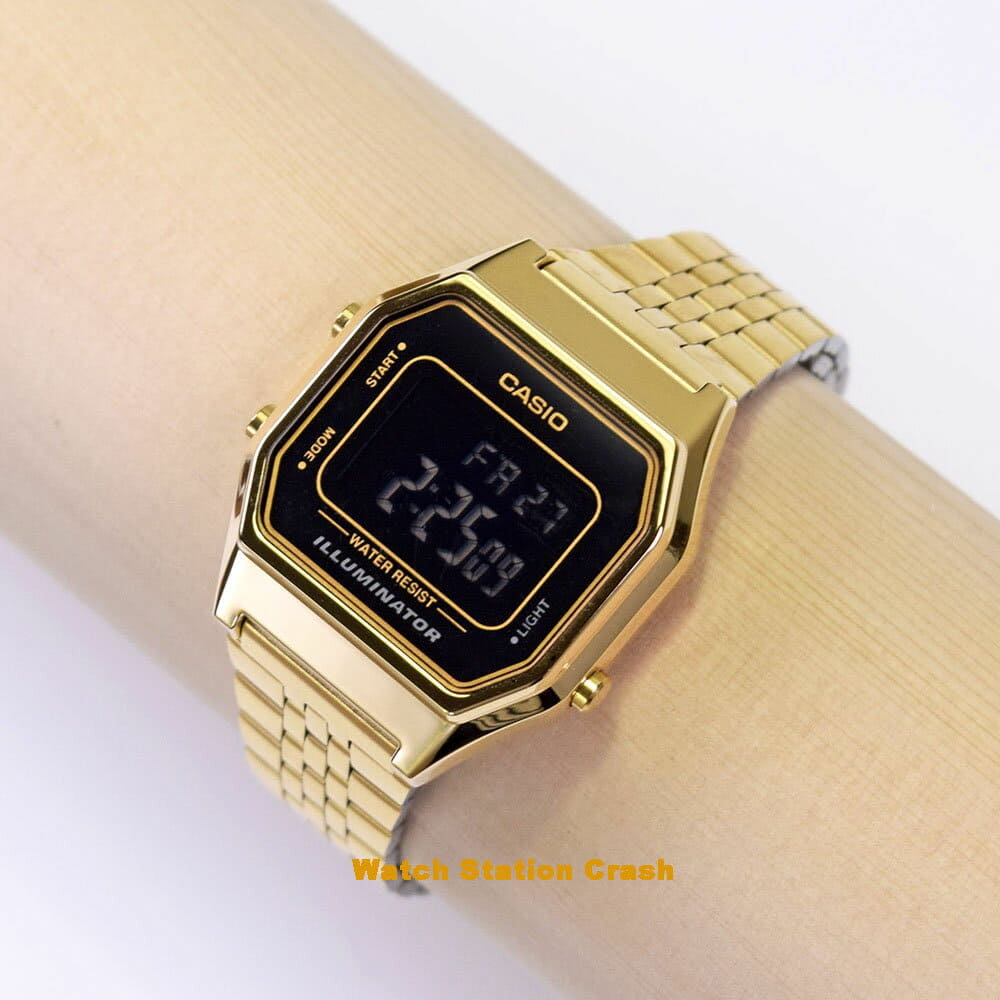 New]CASIO Ladies Digital Gold breath Watch LA680WGA-1B/LA680WGA-9/LA680WGA-9B  - BE FORWARD Store