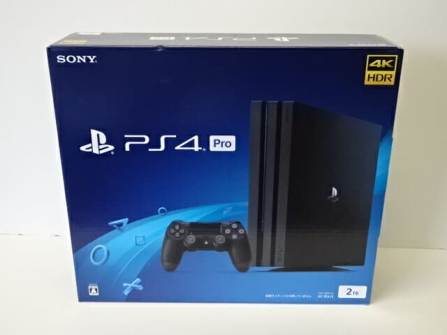 Used Free Ps4 Box Damage Playstation 4 Pro Jet Black 2tb Cuh