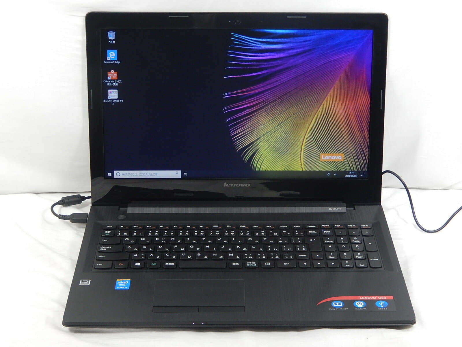 Used]Lenovo G50-80/80E503EEJP/Corei3 5,005 U 2GHz memory 4GB 