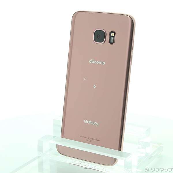 Used]SAMSUNG GALAXY S7 edge 32GB pink Gold SC-02H SIM-free 251-ud