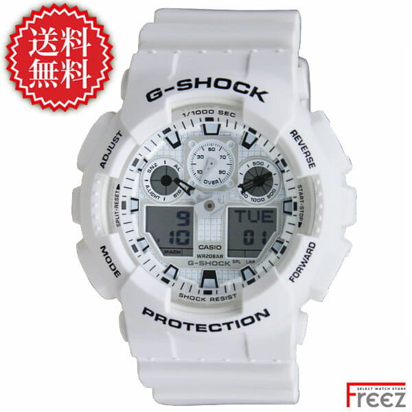 New]Casio G-SHOCK G-SHOCK Marine White Malin white white GA-100MW-7A - BE  FORWARD Store