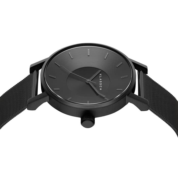 [New]KLASSE14 VOLARE Pair Watch Unisex 42mm Dark Metal with Mesh Band ...