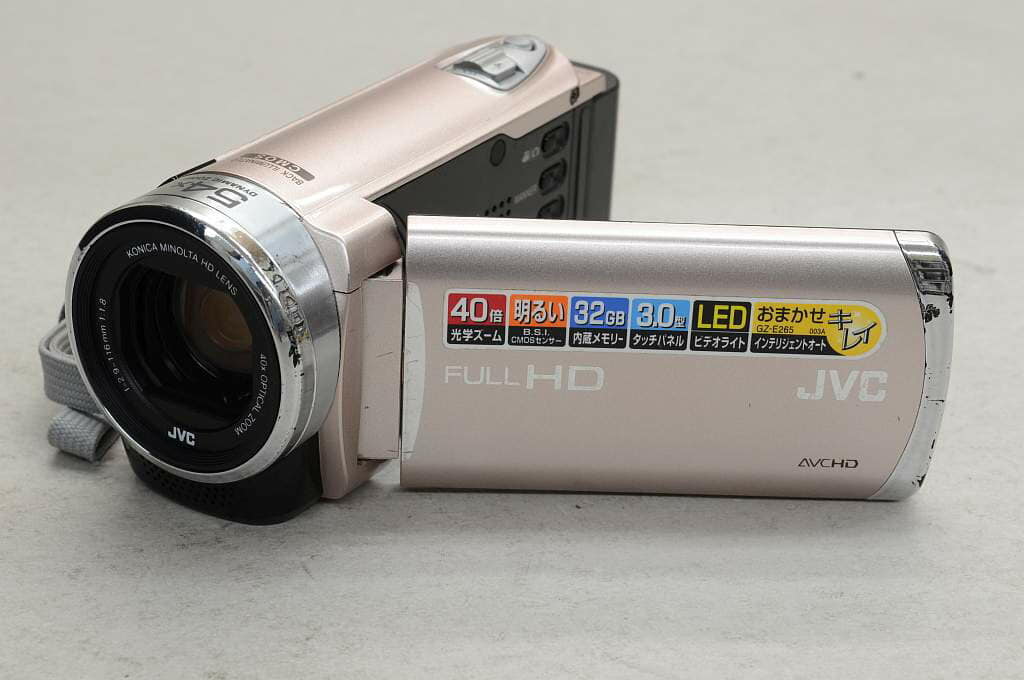 JVC GZ-V590-B フルHD ビデオカメラ JVC Everio GZ-V590 ピンク