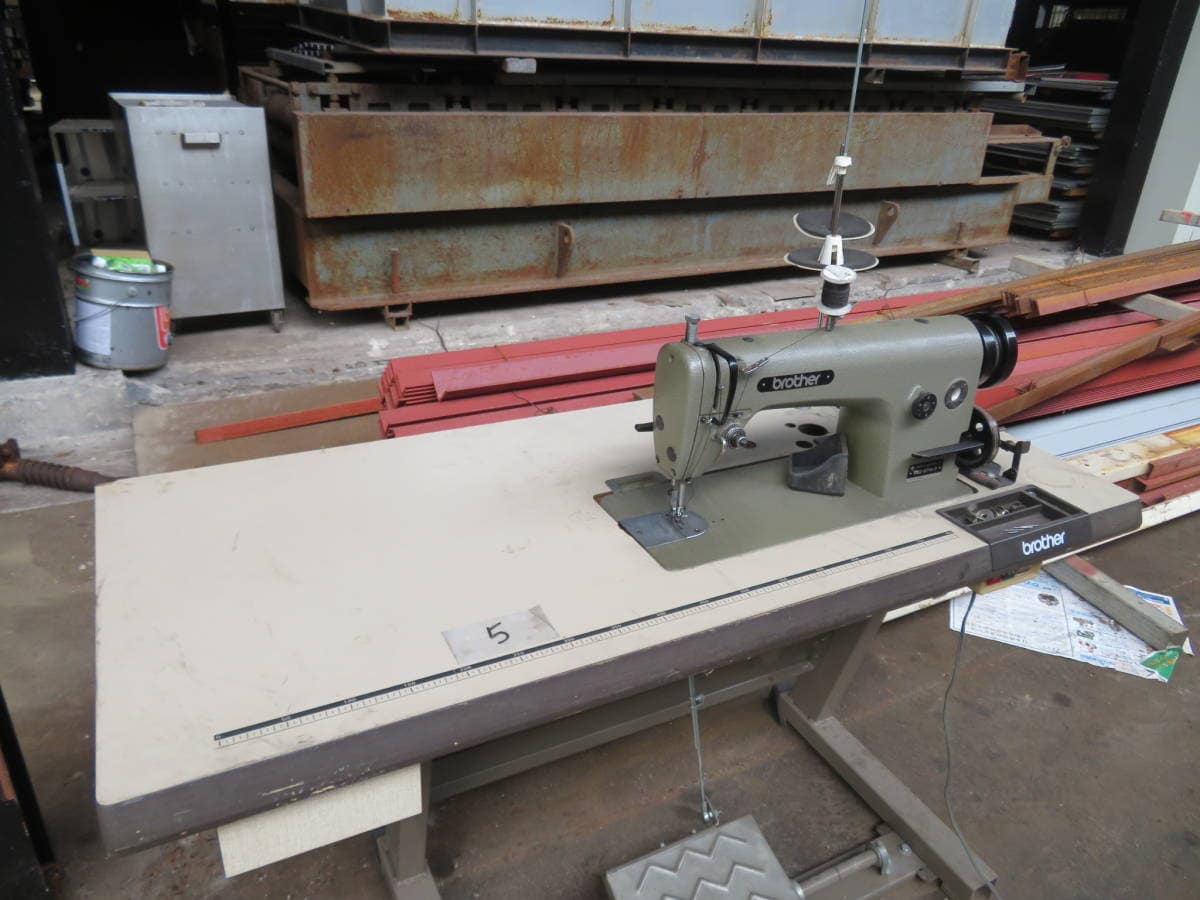 [Used]Brother No. 5 Industrial Sewing Machine 100V/200W Clutch Motor