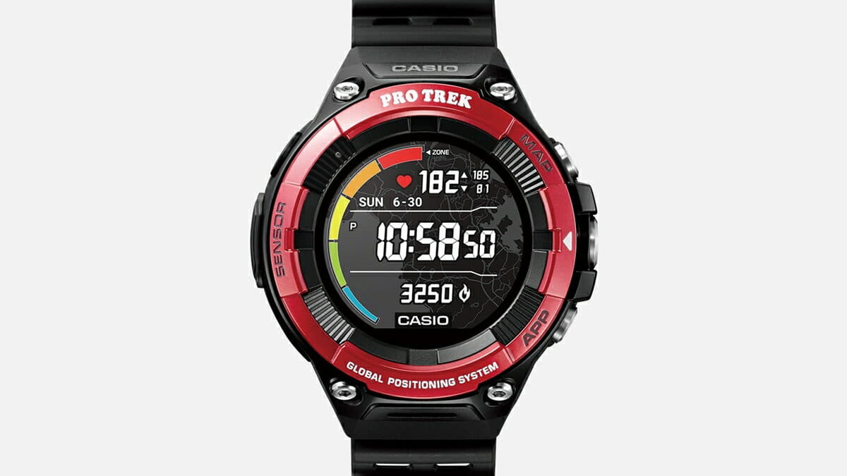 New Casio Casio Protrek Pro Trek Wsd F21hr Rd Pro Trek Smart Heartbeat Measurement Map Indication Watch Be Forward Store New Casio Casio Protrek Pro Trek Wsd F21hr Rd Pro Trek Smart Heartbeat Measurement Map Indication Watch Be Forward Store