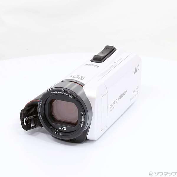 Used]JVC KENWOOD Everio GZ-R400-W pearl white ◇09/13 - BE FORWARD