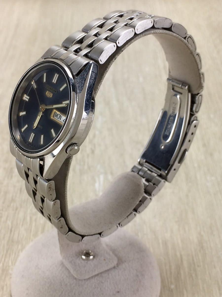 Used]SEIKO Five Automatic Analog Stainless Steel Wrist Watch 7S26