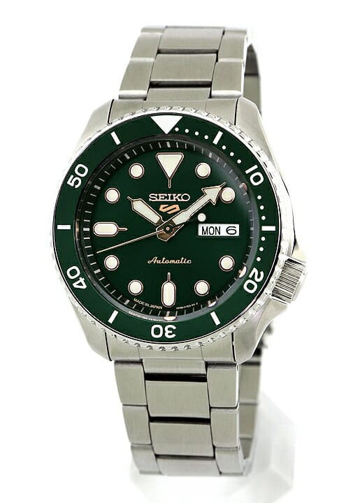 New]SEIKO Five SPORTS Style Men's Automatic Watch Metal Wind Green
