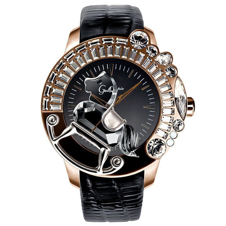Galtiscopio La Giodtra I watch Swarovskiy Crystal Luxury meets light in our newest watches. Designed with  main image 2