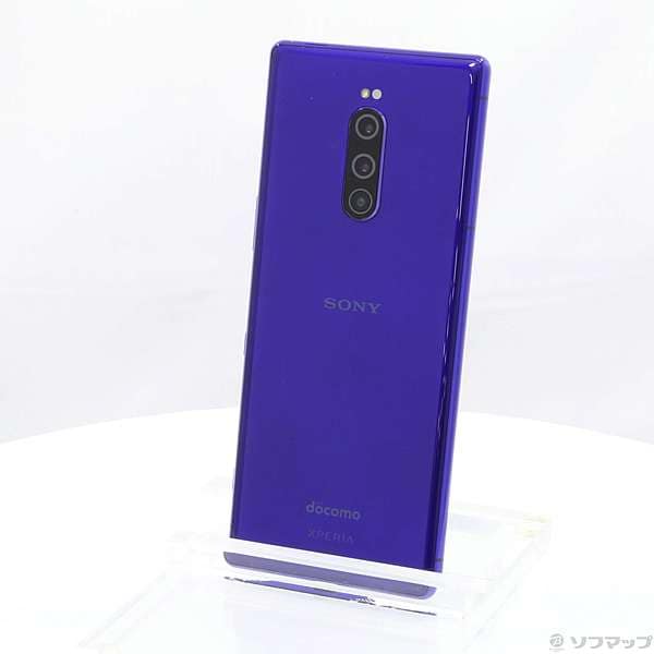 Used]SONY Xperia 1 64GB purple SO-03L SIM-free 262-ud - BE FORWARD