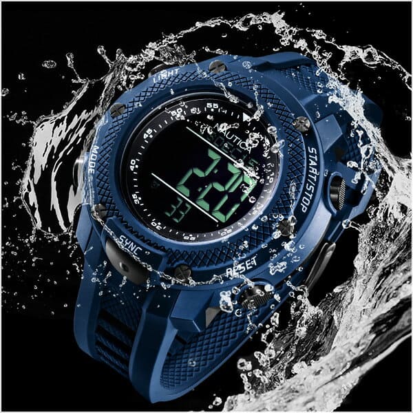 New NAUTICA DIGITAL YACHTIMER NMX15 Series 100M Waterproof Digital Chronograph Backlight Alarm NAI19523G NAI19524G All 2 colors