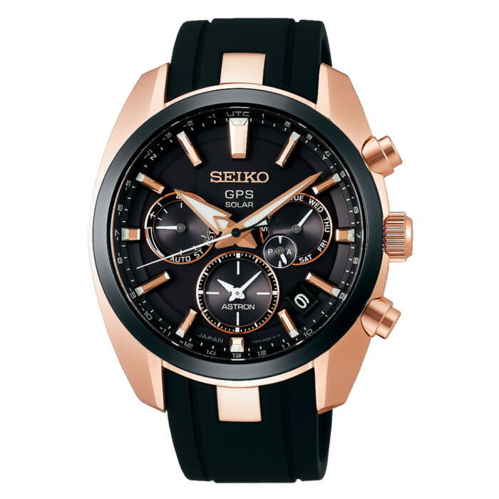 seiko gold black