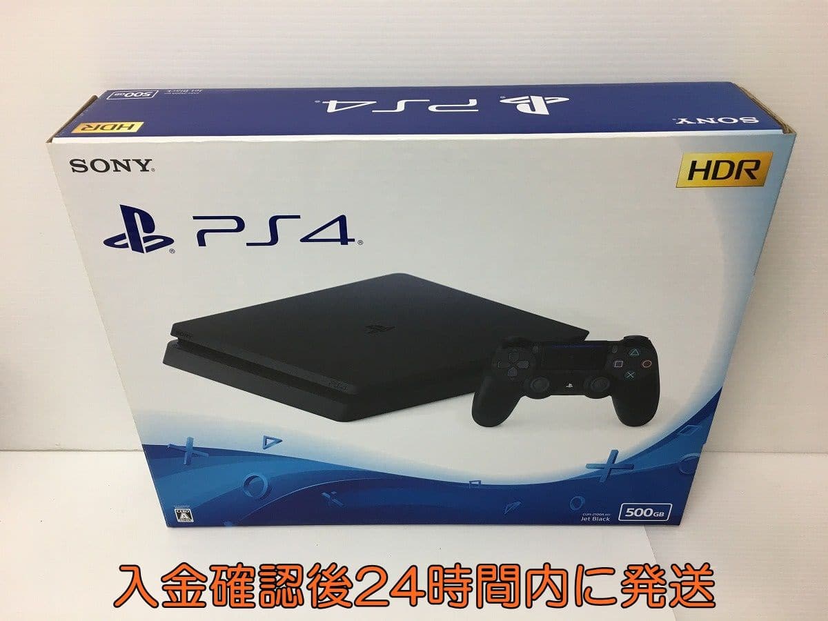 Used]PS4 CUH-2100A 500GB jet Black ※Initialization operation 0 