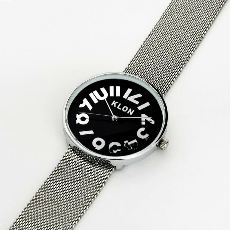 New]KLON HIDE TIME -SILVER MESH- BLACK SURFACE Ver.SILVER 40mm