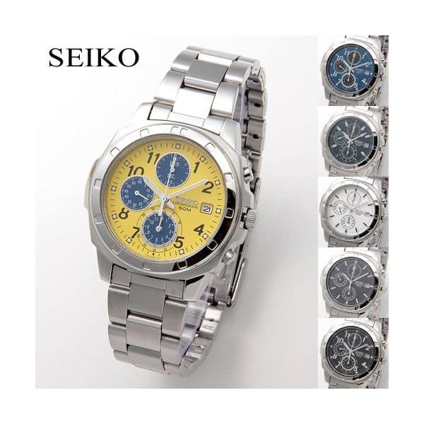 Seiko Chronograph Tachymeter 100M SNDG55P1 SNDG55P Mens Watch - ZetaWatches
