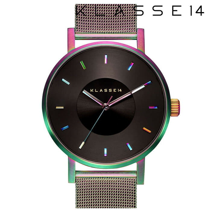 New]KLASSE14 Volare Pair Watch Unisex 42mm RAINBOW MESH VO15TI002M