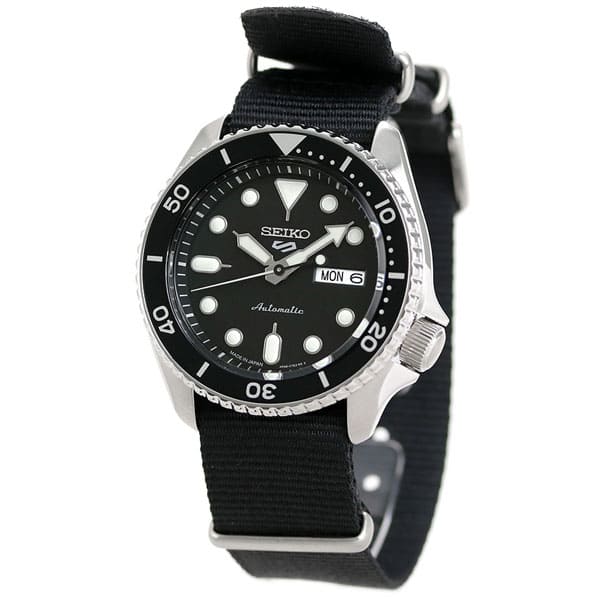 New]Seiko 5 Sports Men's Automatic Winding Watch Black SBSA021 - BE FORWARD  Store