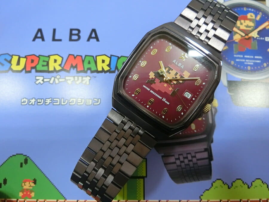 時計 SEIKO ALBA Star Mario Famicom gold watch Seiko Alba] Super Mario : r/Watches