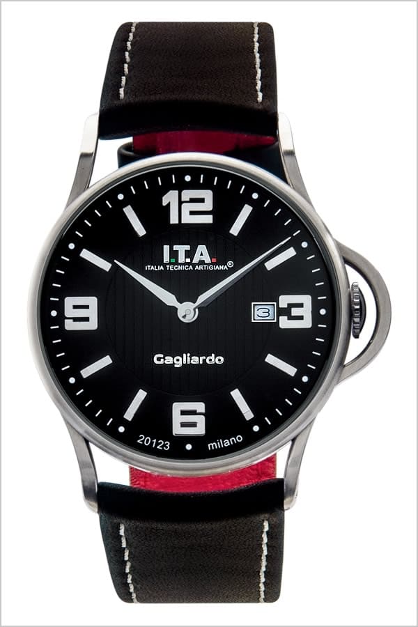 New I.T.A. Watch ITALIA TECNICA ARTIGIANA Gagliardo Men s Black