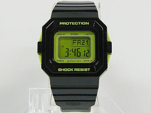 New CASIO g shock mini GMN 550 1CJR enamel Black lime Casio G shock Mini G SHOCK2 DW 5500 system model 10P05July14 BE FORWARD Store