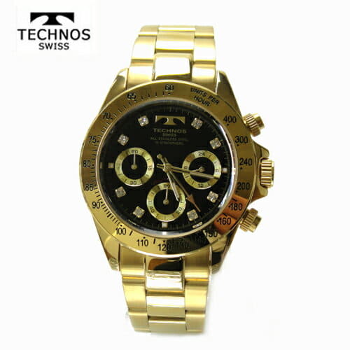 Technos chronograph 10atm new arrivals