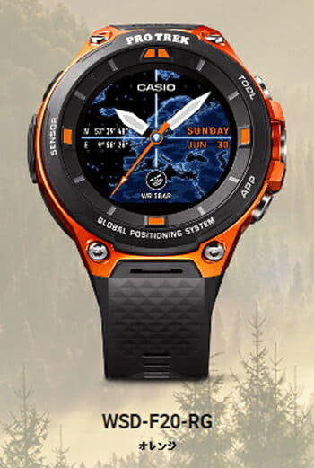 Casio pro trek top wsd f 20