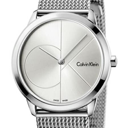 New]Calvin Klein minimal pair watch K3M2112Z-K3M2212Z 40mm-35mm Silver - BE  FORWARD Store