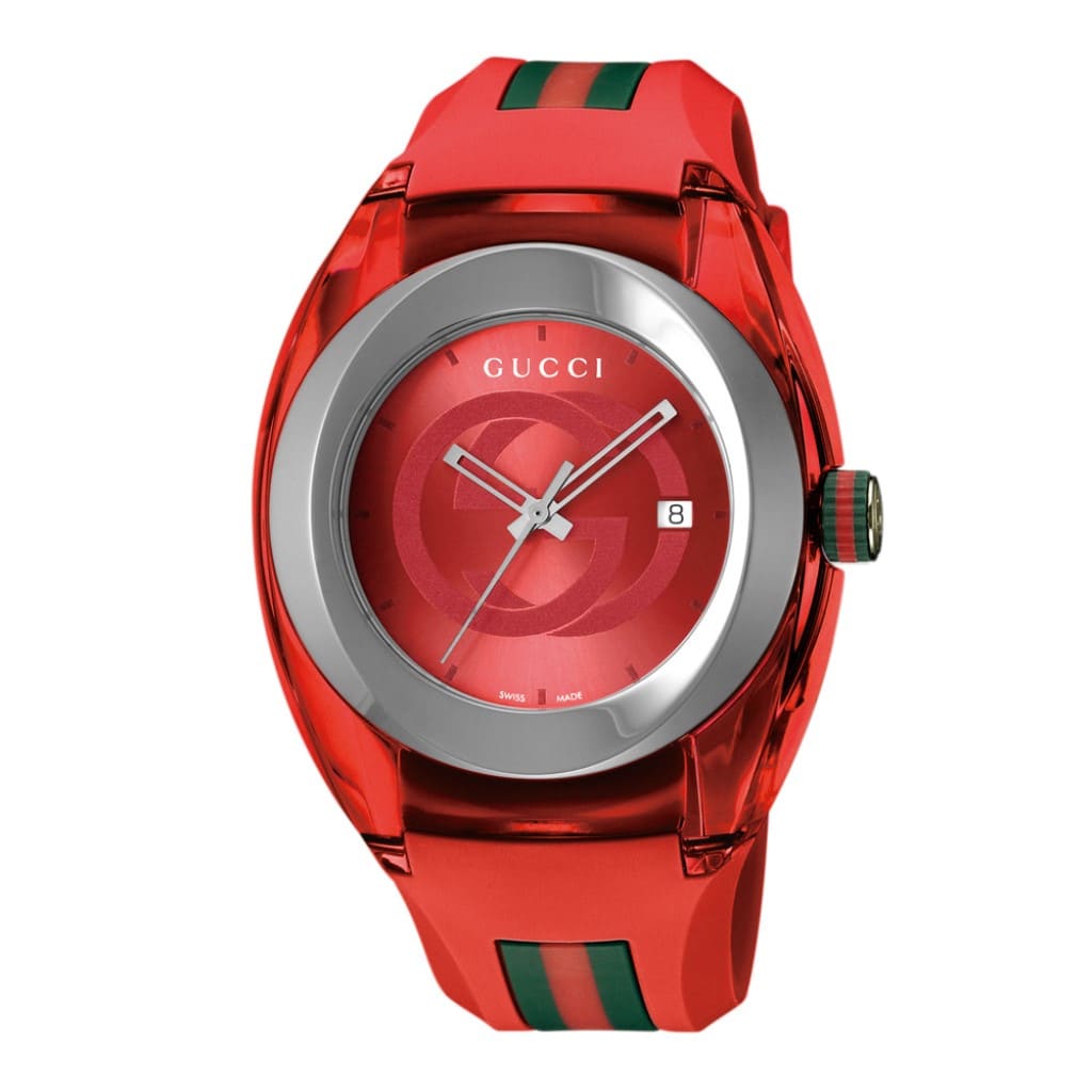 Gucci Men's SYNC Watch Red YA137103A 