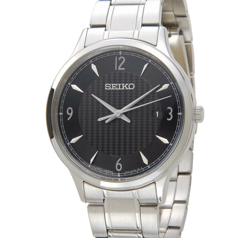 New]Seiko Men's Classic Quartz Watch Black SGEH81P1 - BE FORWARD Store