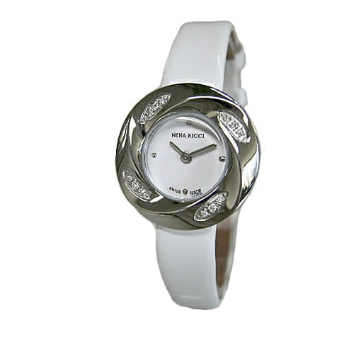 nina ricci diamond watch