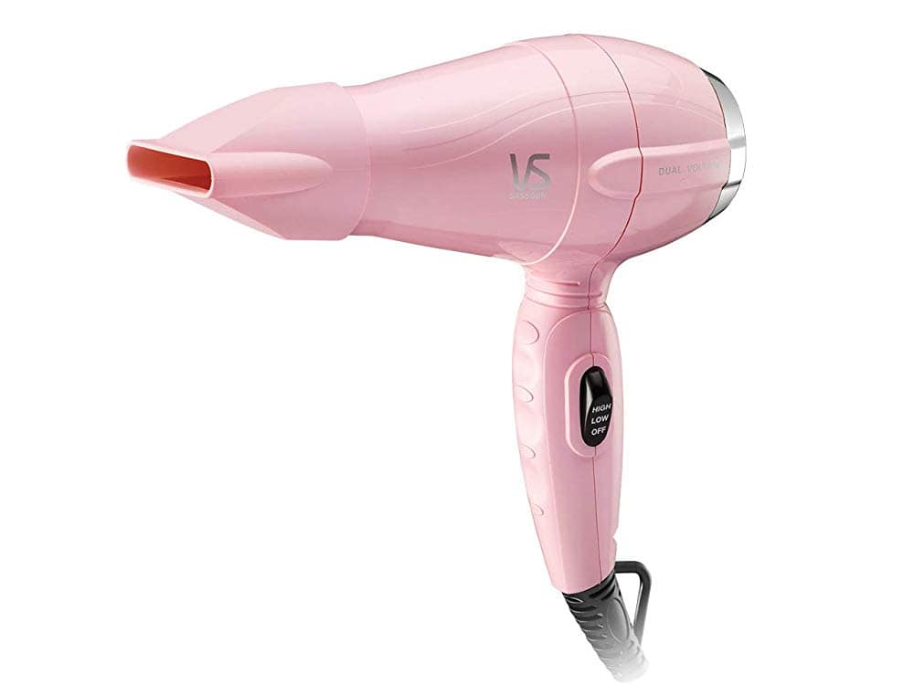 New Vidal Sassoon Hair Dryer Pink Series Type Foreign Countries
