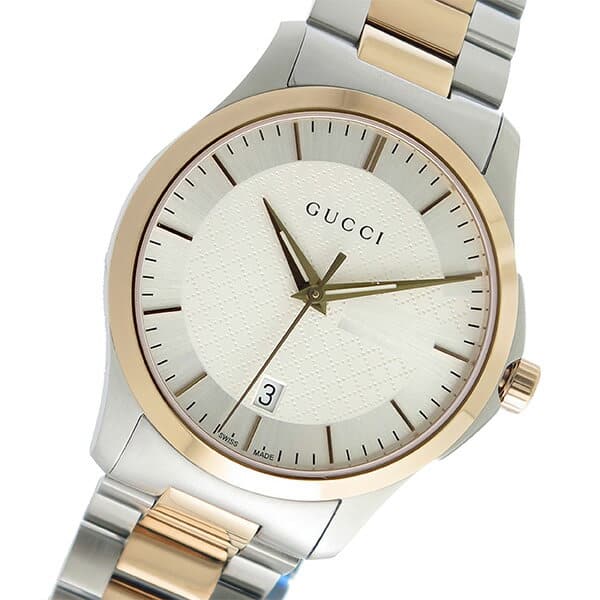 New Gucci GUCCI G time reply quartz mens watch YA126473 Silver BE FORWARD Store