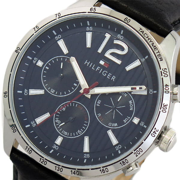 New]tomihirufiga TOMMY HILFIGER watch mens 1791468 quartz Navy Black - BE  FORWARD Store