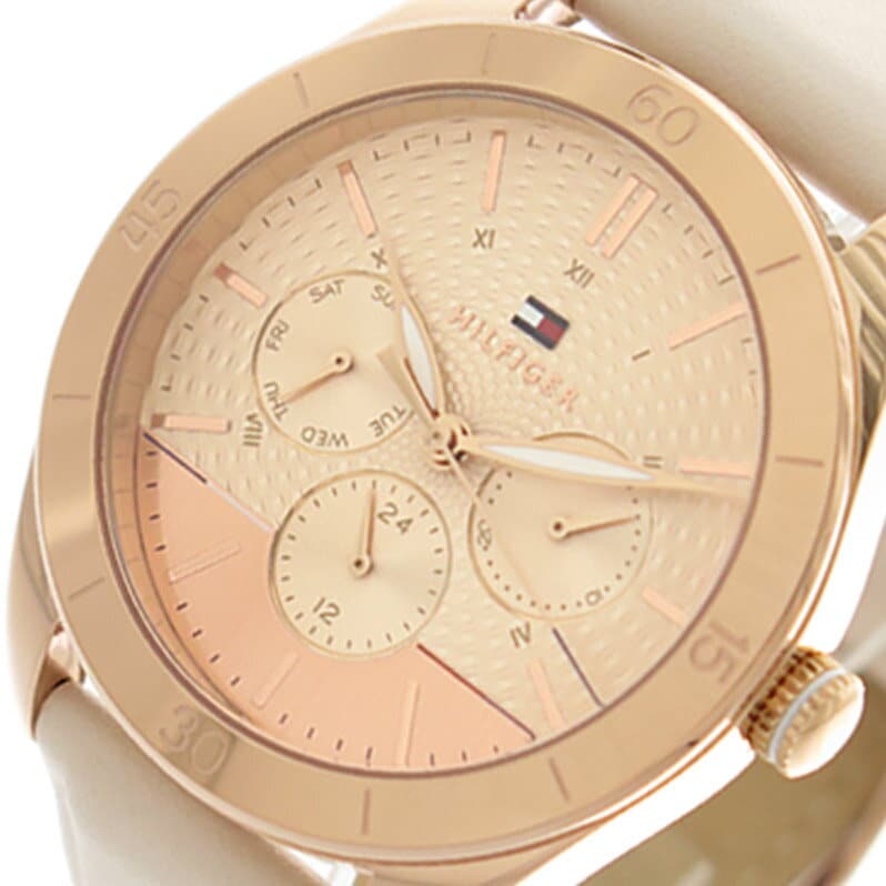 New]tomihirufiga TOMMY HILFIGER watch Lady's 1781887 quartz pink Gold pink  - BE FORWARD Store