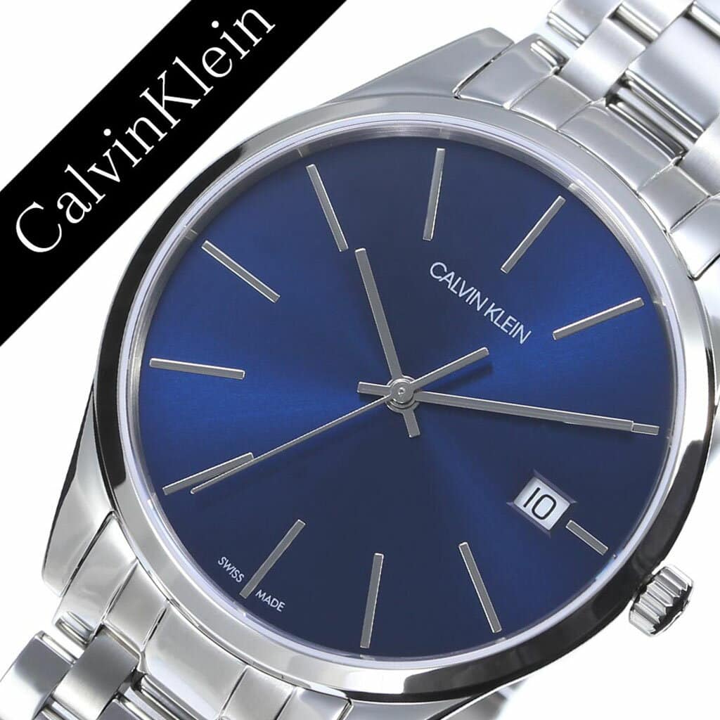 New shipment on that day Calvin Klein watch CalvinKlein clock Calvin Klein clock Calvin Klein watch Calvin Klein clock time Time Lady s K4N2314N analog blue Silver ck sea Kay simple BE FORWARD