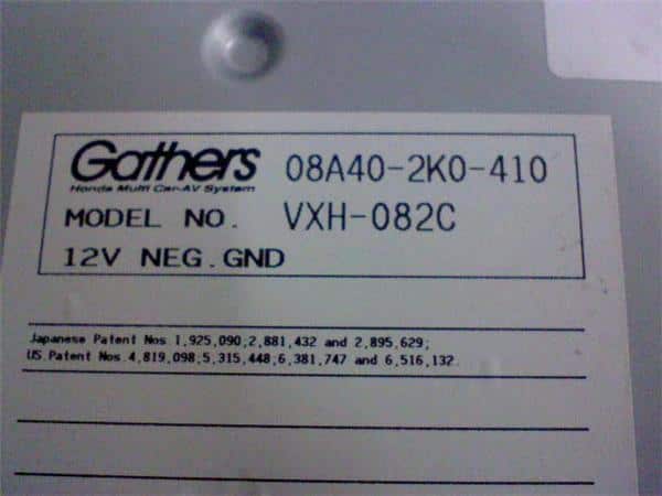 Used Car Navigation Honda Civic 07 Daa Fd3 Be Forward Auto Parts