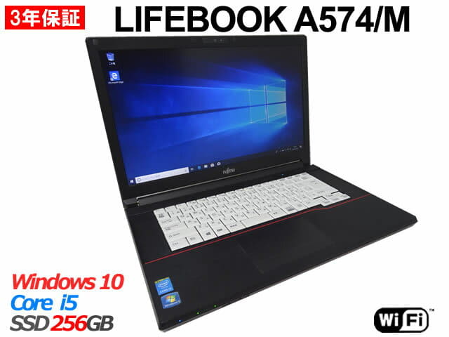 Used]FUJITSU LIFEBOOK A574/M FMVA10005 Note A4 Windows 10 Pro