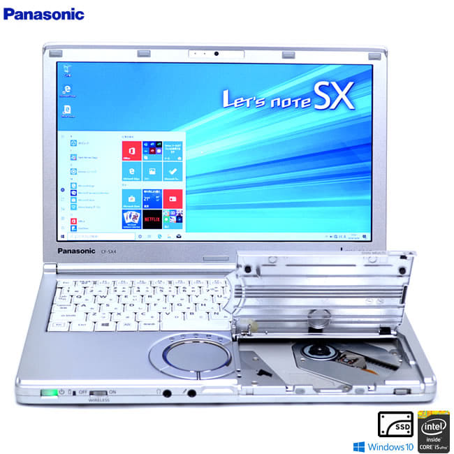 Used]SSD Wi-Fi Panasonic Let's note SX4 Core i5 5,300 U (2.30GHz 